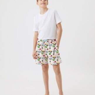 Borg Print Swim Shorts