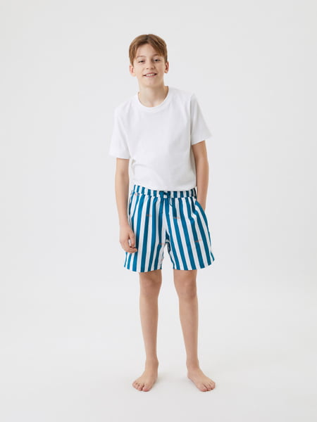 Borg Print Swim Shorts