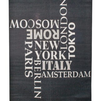 K/M Maestro City matto 160x230 cm musta