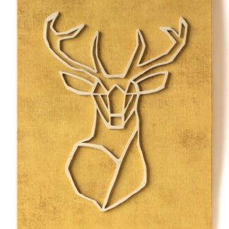 Koivuiset Peurataulu - okra 37x57 cm