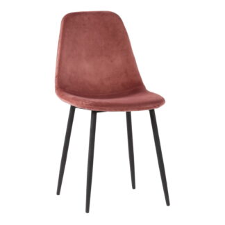 House Nordic Stockholm tuoli roosa sametti