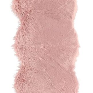 4living keinotekoinen lampaantalja 60x180 cm roosa
