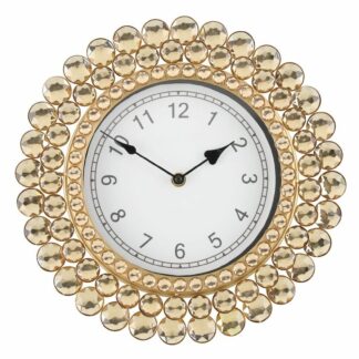 4Living Bling seinäkello kulta 30 cm
