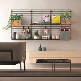 Metaltex Mural seinäritilä 43x68 cm musta