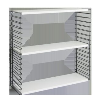 Metaltex Libro seinähylly valkoinen/musta