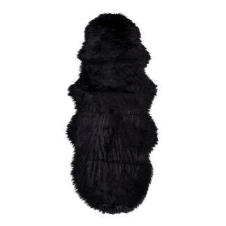 House Nordic keinotekoinen lampaantalja 60x180 cm musta