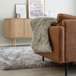 4living keinotekoinen lampaantalja 60x90 cm harmaa