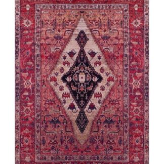K/M Tibet Afghan matto 133x190 cm punainen