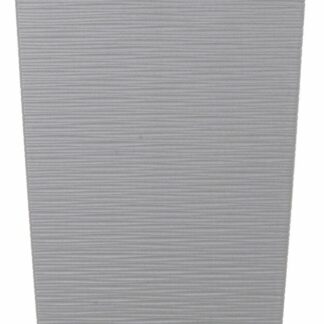 4Living Dluto ECO korkea ruukku 40x40x75,3 cm vaaleanharmaa