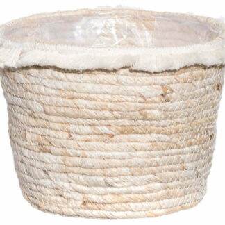 4Living Linda suojaruukku hapsuilla M Ø22 cm luonnonväri