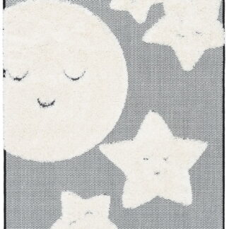 4Living Moon matto 120x170cm harmaa/valkoinen