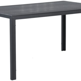 Outfit Noah puutarhapöytä 150x90 cm musta polywood/alumiiini