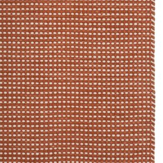 Svanefors Vilde puuvillamatto 160x230 cm punaruskea