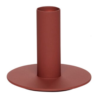 Hübsch Soft kynttiläjalka ø9xh8 cm bordeaux