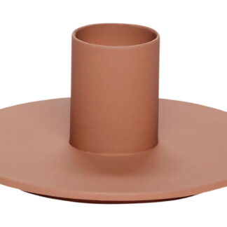 Hübsch Soft  kynttiläjalka ø9xh4 cm kastanjanruskea