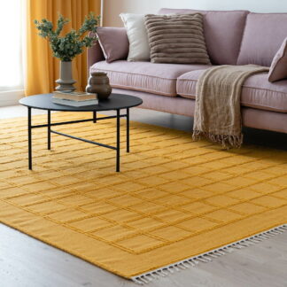 Aatos villamatto 160x230 cm okrankeltainen