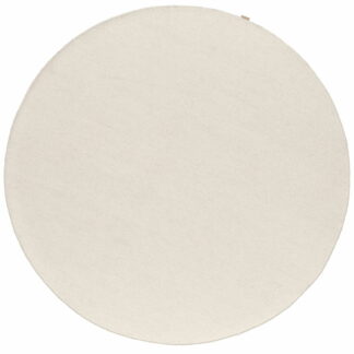 Anno Pyöreä villamatto 160 cm luonnonvalkoinen