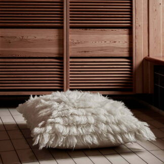 Anno Villatalja lattiatyyny 70x70 cm luonnonvalkoinen