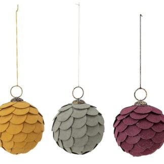 Bloomingville Pau koristepallo 3 kpl monivärinen