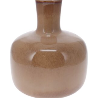 Elsi keraaminen maljakko Ø17,5 cm ruskea