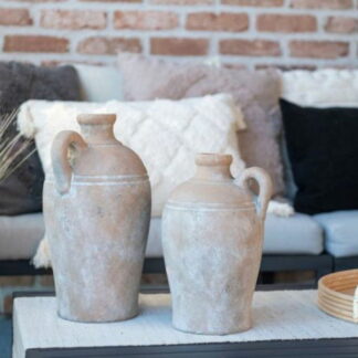 Fanni K Terra maljakko 36,5 cm antiikinruskea