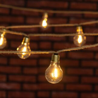 Finnlumor Filament juuttivalosarja 10LED