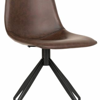 House Nordic Monaco kääntyvä tuoli PU tummanruskea