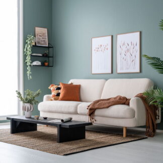 Kuru juuttimatto 140x200 cm musta