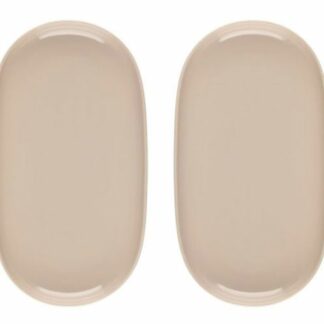 Maku Simple ovaali lautanen 2 kpl 33x18x5,5 cm taupe