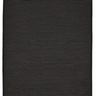 Tuulia puuvilla/paperinarumatto 80x150 cm musta/valkoinen