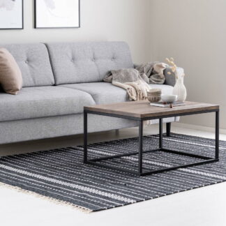 Senja puuvillamatto 80x200 cm musta