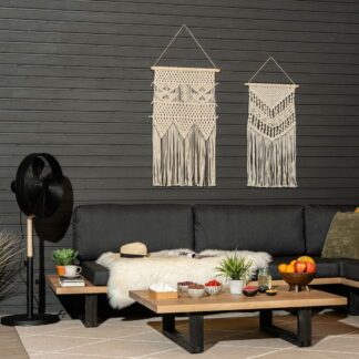 Trio Viking lattiatuuletin musta/puu