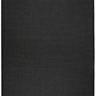 VM Carpet Sisal matto 133x200 cm musta, 70 mm kanttaus