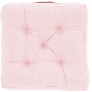 Boxi istuintyyny/lattiatyyny 43x43x7 cm vaalea roosa