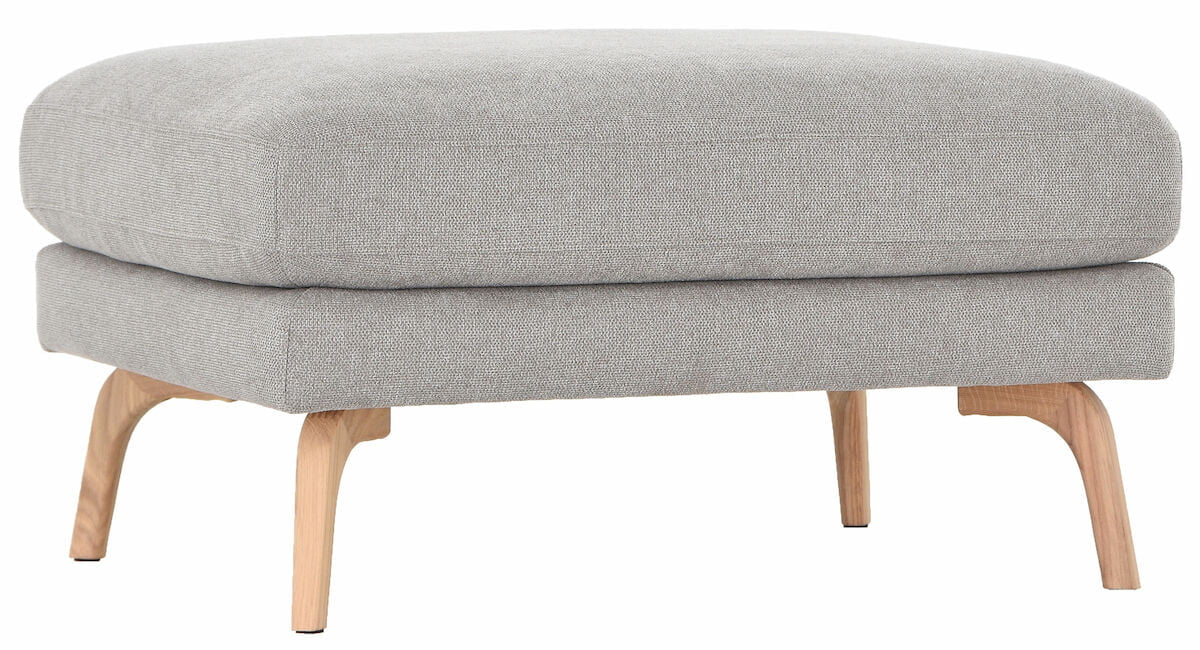 Floss rahi 83x63 cm vaaleanharmaa Bloq 10, valkotammi jalat