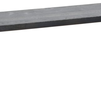 Honka penkki 115x35 cm metallijalalla musta/musta
