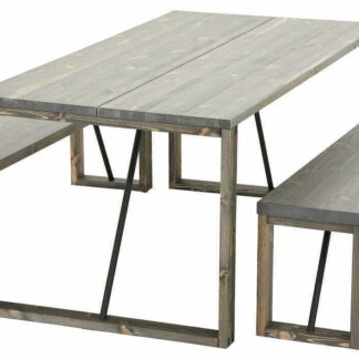 Honka 6-hengen ruokailuryhmä harmaa puujaloilla