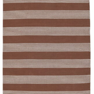 Tarina puuvillamatto 140x200 cm ruskea/valkoinen