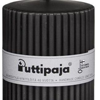 Puttipaja Vekkikynttilä 8 cm musta