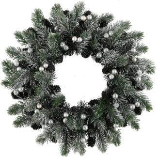 Winteria kranssi hopeahelmet 38 cm