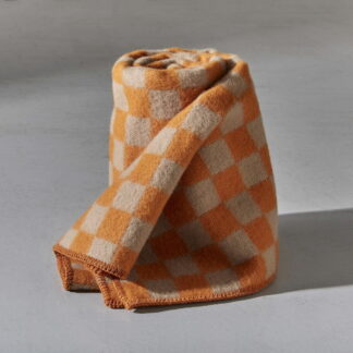 Anno Arkiivi villahuopa 130x180 cm beige/oranssi