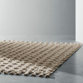 Anno Rae puuvillanukkamatto 200x290 cm  luonnonvalkoinen