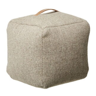 Anno Taival villarahi vetoketjulla 40x40 cm luonnonharmaa