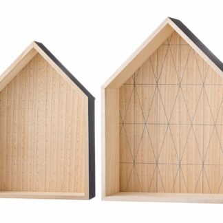 Bloomingville Talo seinähyllyt harmaa