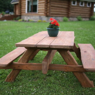 Ecofurn Rustica picnic pöytäryhmä ruskea mänty