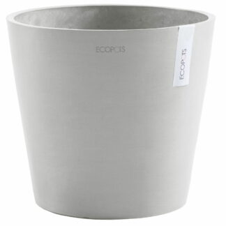 Ecopots Amsterdam ruukku 30 cm valkoharmaa