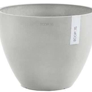 Ecopots Antwerpen ruukku Ø40 cm valkoharmaa