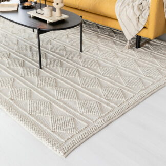 Fanni K Juuri villamatto 240x340 cm luonnonvalkoinen