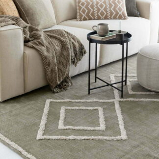 Fanni K Klaani puuvillamatto 70x140 cm sammal