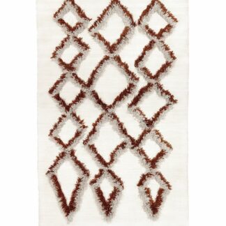 Finarte Tie puuvillamatto 170x240 cm ruskea